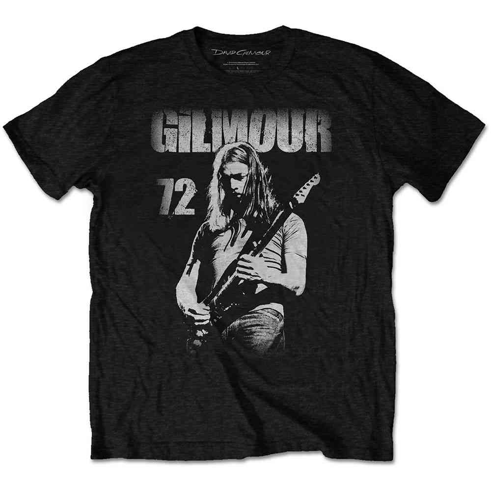 David Gilmour - 72 Herren TShirt - Schwarz